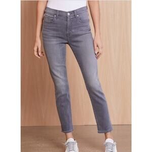 7 for All Mankind Josefina Luxe Vintage Char Grey Boyfriend denim 28